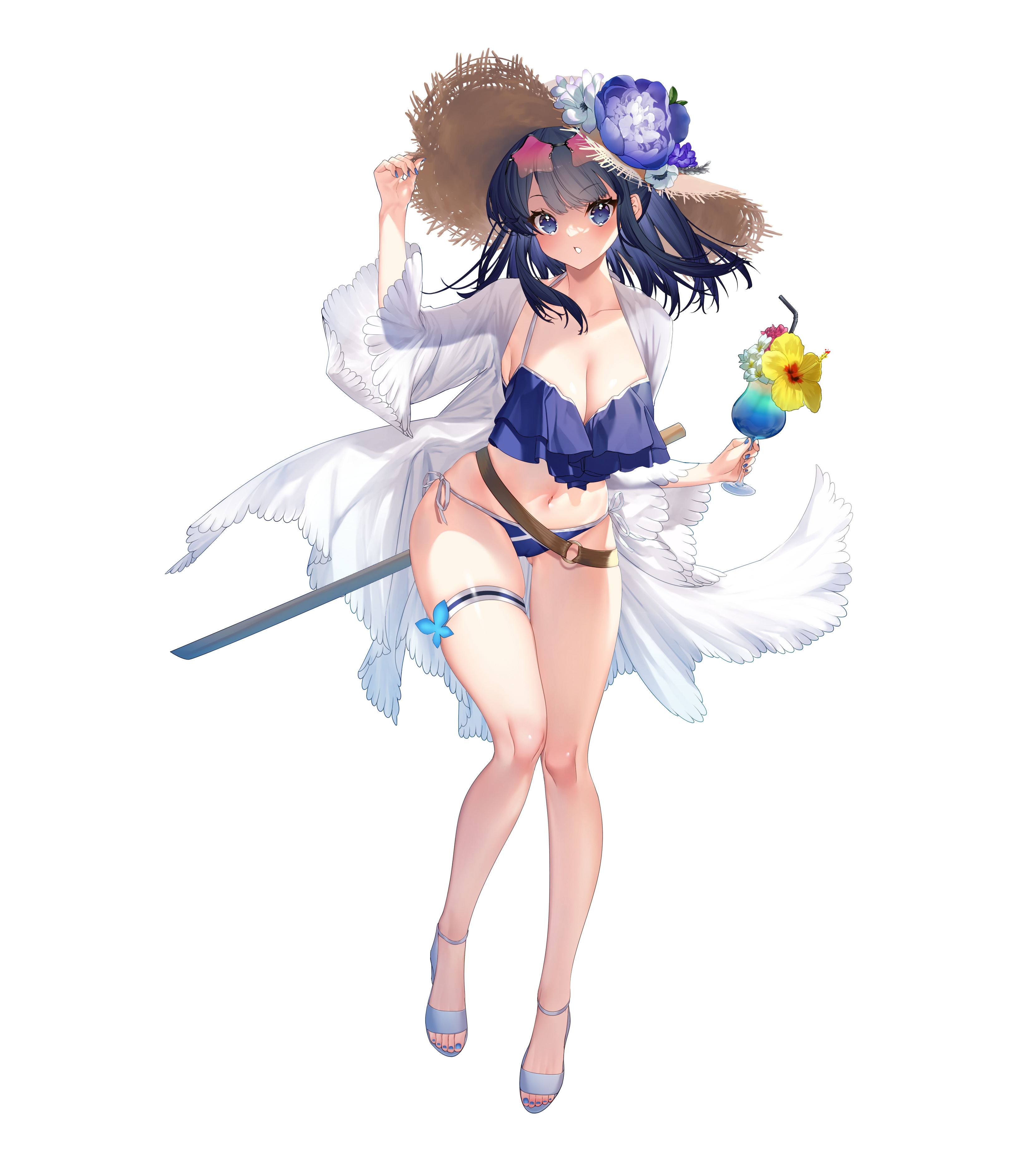 Arrow Tamawo Bikini Garter Megane Open Shirt See Through Swimsuits